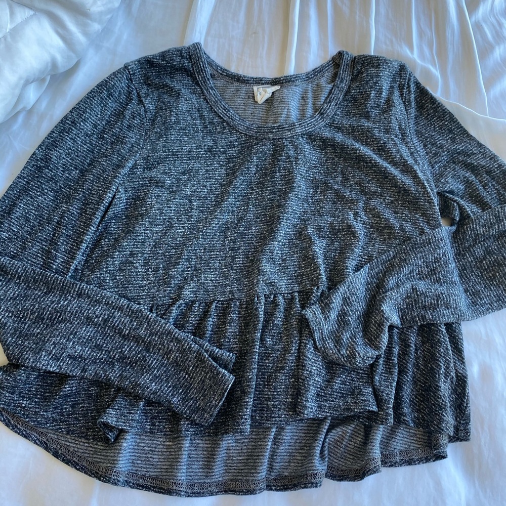 mo:vint Peplum Stripes Long Sleeves
